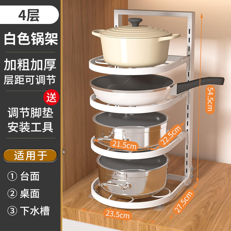 Encimera blanca, cuatro capas.