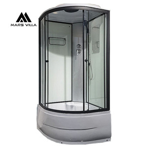 Cabine de douche vapeur coulissante intelligente Mars Villa Ce Advanced Smart Home avec bain à remous à massage par l'air et écran tactile numérique - Product Image 2