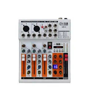 Factory JF04 Hot Sale Mixing Console Audio Mixer Custom Bluetooth Audio Sound Mixers for Music Equipment