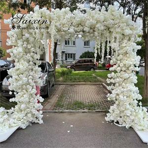 Decorazione di nozze forniture personalizzate fiore artificiale arco per centrotavola di nozze - Product Image 4