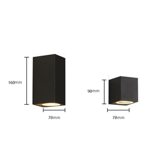 Lampe murale LED extérieure à prix abordable, fabriquée en Zhejiang, éclairage mural intérieur en matériau PC - Product Image 3