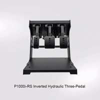 Pédales Simagic P1000i modulaires inversées triples avec option hydraulique P1000i & P1000i-RS, pédales de simulation de course avec capteur de force pour simulateur PC