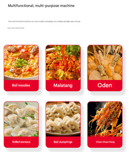 Olla Eléctrica Multifuncional Comercial de Acero Inoxidable para Fideos, <span class=keywords><strong>Wok</strong></span>, Cocedor de Pasta Eléctrico, Fácil de Limpiar - Product Image 4