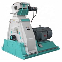 Machine de broyage de céréales JZ CE pour aliments du bétail (soja, maïs, blé) / Broyeur à marteaux pour usine d'aliments du bétail