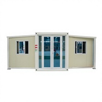 Conteneur extensible promotionnel de 20 pieds, blanc ivoire, à montage rapide, abri préfabriqué pour maison de jardin
