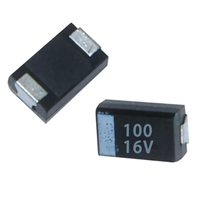 Condensateur au tantale à montage en surface 16V100UF 107C 100UF 16V B3528 Type B NEC Noir Pack de 2K
