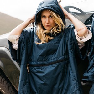 Sac de couchage portable sacs de couchage en plein air Cape Cape avec chapeau hiver à capuche Poncho couverture paresseuse sac de couchage léger - Product Image 6