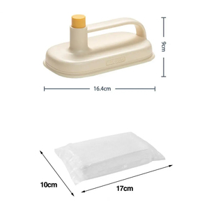 Brosse de nettoyage de cuisine en gros avec chiffon magique jetable remplaçable et poignée, lingettes portables pour vaisselle - Product Image 2