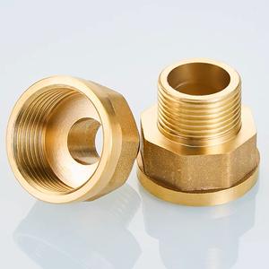 Connettori per tubi in ottone filettato BSPP del fornitore 3/8 raccordo filettato adattatore \ "1/2 \" maschio-femmina - Product Image 3