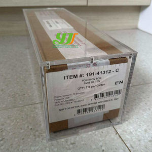 Boîte de présentation en acrylique pour 6 boosters Pokémon Évolutions <span class=keywords><strong>XY</strong></span>, version NOUVELLE Écarlate et Violet Étincelles Éclatantes, lot de 20 - Product Image 6