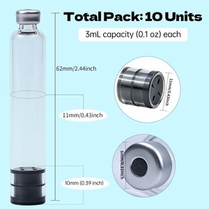 Cartouche en verre jetable 3ml 4ml, emballage individuel, flacons stériles, stylo injecteur, stylo magique, flacon - Product Image 2