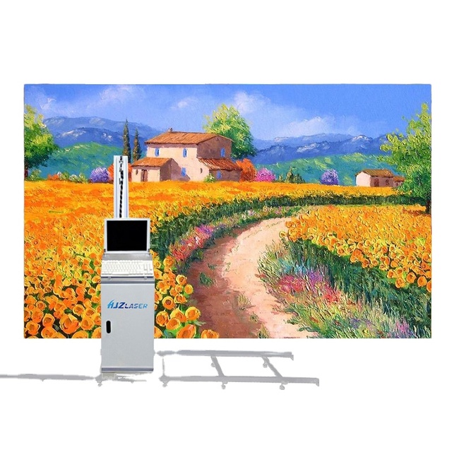 Colorful 3D Printing Wall Printer on Wall Drawing Machine