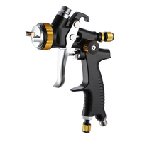 Pistol Semprot Cat Pneumatik Industri SRI Pro LISSON MINI 88 untuk Otomotif, Lembaran Logam, Pertukangan Kayu, Penyemprotan Furnitur HVLP dengan Cup 200ml