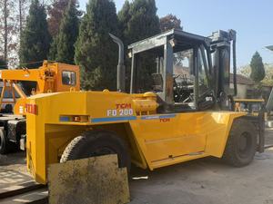 Montacargas diésel Komatsu TCM Mitsubishi Kalmar original de 20 toneladas de Japón, apilador de palets, equipo de elevación usado Fd200 cpcd200 - Product Image 6