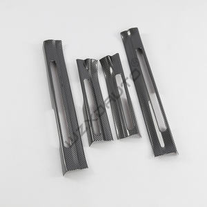 WZXD 2024 4x4 Aksesori ABS Karbon, pelindung ambang pintu model tampak dalam untuk ICAR 03 - Product Image 3