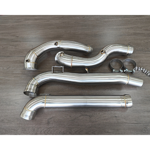 AKS ท่อดาวน์ไปป์ประสิทธิภาพสูงสำหรับ Mercedes Benz AMG GT GTC GTS GTR 4.0T downpipe - Product Image 2