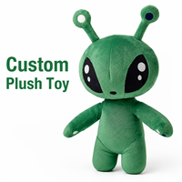 Peluche Alien Vert Personnalisée – Fabricant Direct Usine OEM ODM – Vente en Gros Animaux en Peluche Drôles à Faible MOQ