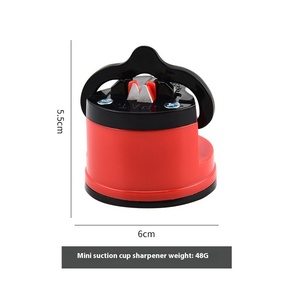 <span class=keywords><strong>Aiguiseur</strong></span> de couteaux portable pour la cuisine, mini <span class=keywords><strong>aiguiseur</strong></span> manuel multifonctionnel à ventouse en acier au tungstène - Product Image 4