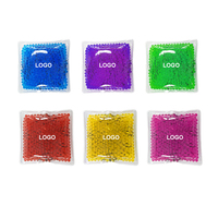 Bingyuan - Compresas de Gel Frío/Caliente Reutilizables de Perlas de Agua, Diseño Personalizado, Clase Médica I, 50 g, 10x10 cm, Alivio del Dolor