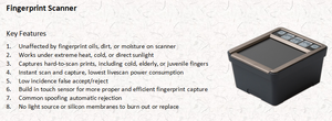 Biometrica iscrizione FBI Live Scan macchina di impronte digitali quattro dita due pollici dieci stampa digitale Fap60 lettore di dita - Product Image 3