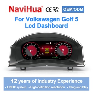 Navihua <b>Car</b> LCD Instrument <b>for</b> VW Golf 5 2004-2009 Cluster Digital <b>Speedometer</b> Linux System CarPlay Auto Display - Product Image 1