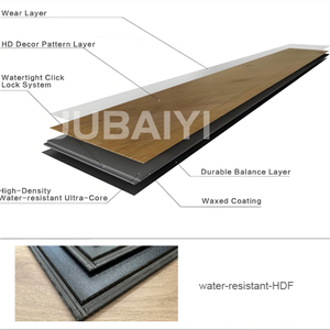 <span class=keywords><strong>Suelo</strong></span> de madera de alta <span class=keywords><strong>calidad</strong></span> AC4 de diseño moderno <span class=keywords><strong>Suelo</strong></span> <span class=keywords><strong>laminado</strong></span> impermeable HDF ultra alto brillo resistente al desgaste - Product Image 4