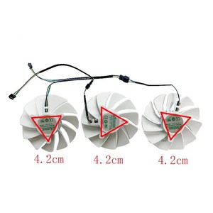 88MM nuevo para <span class=keywords><strong>ZOTAC</strong></span> GeForce RTX4070ti 4070ti SUPER <span class=keywords><strong>4080</strong></span> 4080s TRINITY OC WHITE tarjeta gráfica ventilador de repuesto GA92S2U - Product Image 5