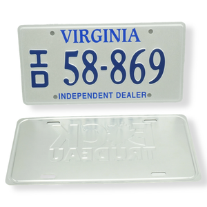 Placas de nombre de recuerdo decorativas, placa de matrícula de bicicleta pequeña, placa de coche de motocicleta con impresión de Metal - Product Image 2