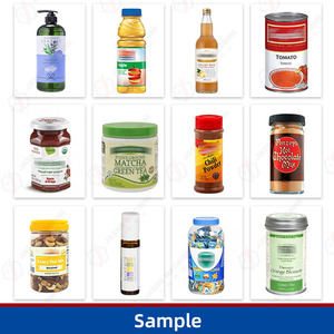 Machine d'étiquetage automatique pour canettes <span class=keywords><strong>de</strong></span> boissons, jus, bière, bouteilles rondes en <span class=keywords><strong>plastique</strong></span> PET et bocaux - Product Image 3