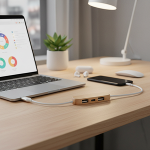 ฮับ USB Type-C Vina 2.0ฮับ USB ความเร็วสูงเพื่อการเชื่อมต่อที่สะดวก - Product Image 3