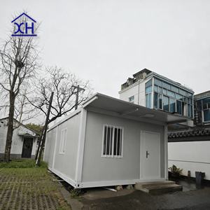 منزل حاوية متنقل 20 قدمًا من الفولاذ الجاهز معزول بتصميم علوي حديث مع ضمان لمدة سنة لمكتب فندق دبي - Product Image 6