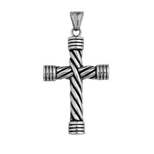 Collares con Colgantes de Cruz Vintage para Hombre y Mujer, Joyería Religiosa de Acero Inoxidable que Nunca se Desvanece - Product Image 1