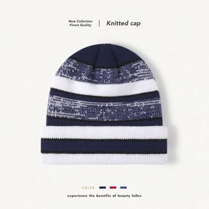 Gorro de lana de doble capa con jacquard térmico grueso, varios colores, tejido, para protección de las orejas en exteriores. - Product Image 1