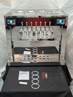 Machine à glace molle Tolcat commerciale 7 saveurs, sur pied, automatique, en acier inoxydable, pour glacier et pâtisserie