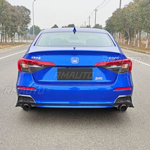 Mustang Rear Bumper Splitters <b>Diffuser</b> Glossy Black Sport Style Body Kit <b>for</b> Honda Civic 11th Gen 2022 <b>Car</b> Accessories - Product Image 4