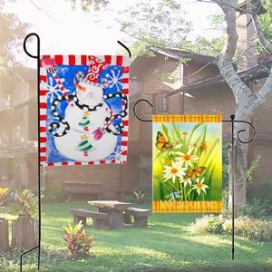 Drapeau de jardin double face 12x18 pouces pour la sublimation, drapeaux décoratifs pour jardin et cour, pour le printemps et l'été, drapeau de jardin personnalisé - Product Image 1