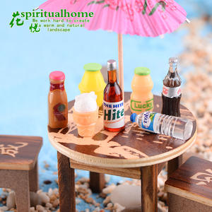 Berbagai model botol minum susu <span class=keywords><strong>Yak</strong></span> Cola kerajinan Resin ornamen Mini DIY kartun dicat liontin bahan mainan orang tua-anak - Product Image 1