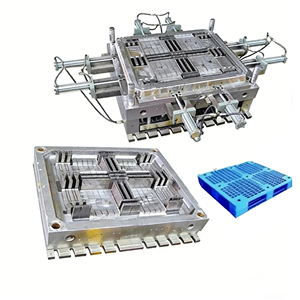 Molde de paleta de plástico de doble cara industrial Molde de paleta de plástico apilable - Product Image 1