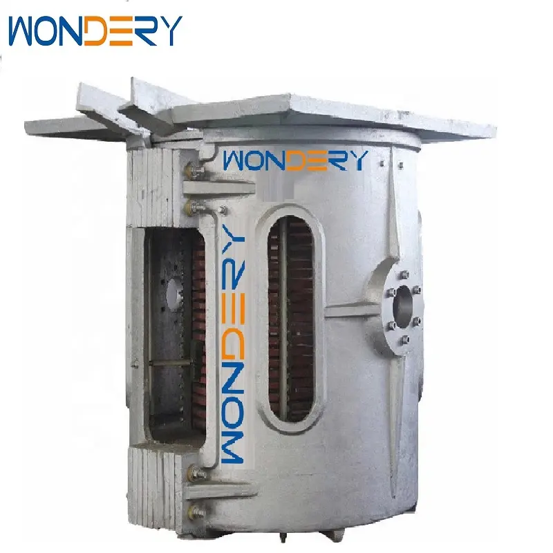 Wonwholesale toptan Custom Made 200KW devirme tipi orta frekans elektrikli endüstriyel indüksiyon eritme fırını