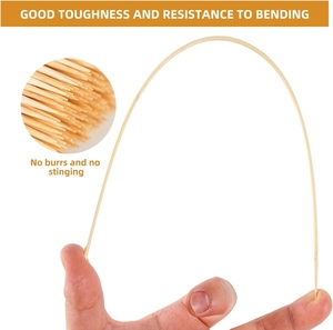 Giá Rẻ Nhất 15Cm Thân Thiện Với Số Lượng Lớn Tre Tự Nhiên Xiên BBQ Kebab Thịt Nướng Tùy Chỉnh Sticks Đối Với Đảng Brochette Trái Cây Thanh - Product Image 3