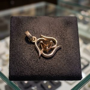 Colgante de Plata de Ley 925 con Cuarzo Ahumado Facetado Engastado en Bisel, Joyería Clásica de Aniversario para Mujer - Product Image 3