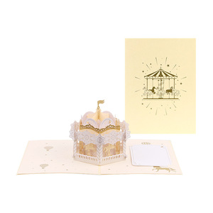 Cartes de vœux d'anniversaire avec vernis brillant, style <span class=keywords><strong>cheval</strong></span> à <span class=keywords><strong>bascule</strong></span>, petites cartes faites à la main, écrites à la main, vente en gros, cartes de fêtes - Product Image 5