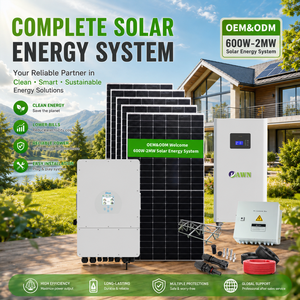 Système solaire <span class=keywords><strong>3kw</strong></span>/5kw/6kw/8kw/10kw, panneau solaire haute efficacité, onduleur hybride/hors réseau, système solaire électrique - Product Image 2