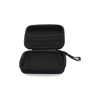 Étui à outils noir en PU écologique et sécurisé pour le voyage, grande capacité, fermeture éclair, avec rangement pour stéthoscope, sac en maille anti-odeur inclus, fabriqué en EVA - Product Image 1