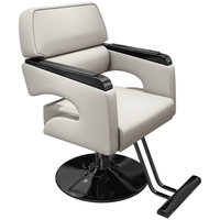 Chaise de coiffure en cuir synthétique réglable de haute qualité multifonctionnelle pour salon de coiffure salle de bain Salon de beauté