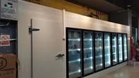 Chine prix d'usine porte en verre walk-in refroidisseur affichage chambre froide pour la boisson
