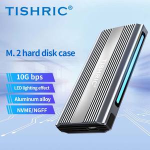 TISHRIC SSD机箱<span class=keywords><strong>M</strong></span>.2 NVME/NGFF RGB机箱便携式硬盘盒类型c/3.1固态硬盘双协议硬盘盒，适用于笔记本电脑454 - Product Image 3