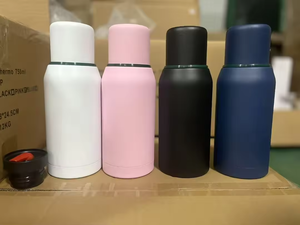 Botella de agua deportiva aislada al vacío de acero inoxidable de 500ML, estilo de diseño bonito, peso ligero, juego de viaje Mate para América del Sur - Product Image 5