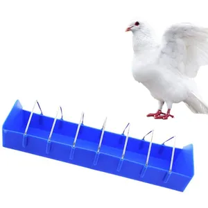 Wadah Makan Merpati Pengumpan Unggas Wadah Makanan Dispenser Makanan Plastik untuk Pengumpan Hewan Burung