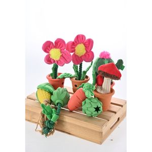 Giocattolo per Cani in Peluche Colorato a Forma di Fiore con Effetto Stropicciato per lo Sviluppo del QI e la Pulizia dei Denti - Product Image 4